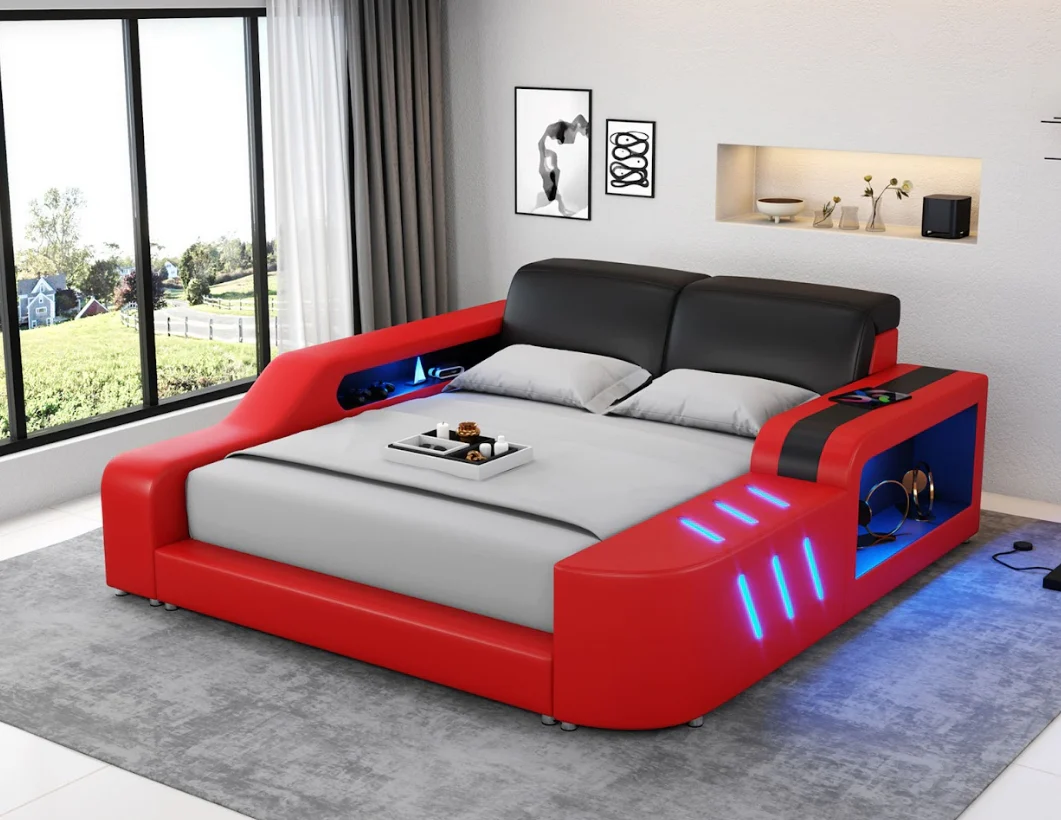 Fusion Smart LED Platform Bed - Image 11
