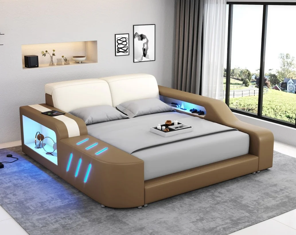 Fusion Smart LED Platform Bed - Image 16