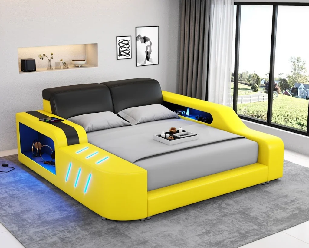 Fusion Smart LED Platform Bed - Image 18