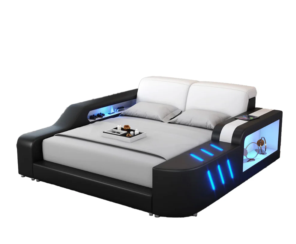 Fusion Smart LED Platform Bed - Image 19