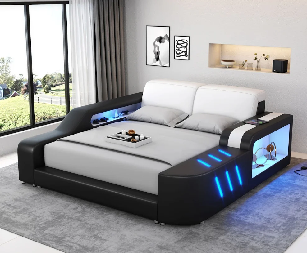 Fusion Smart LED Platform Bed - Image 7