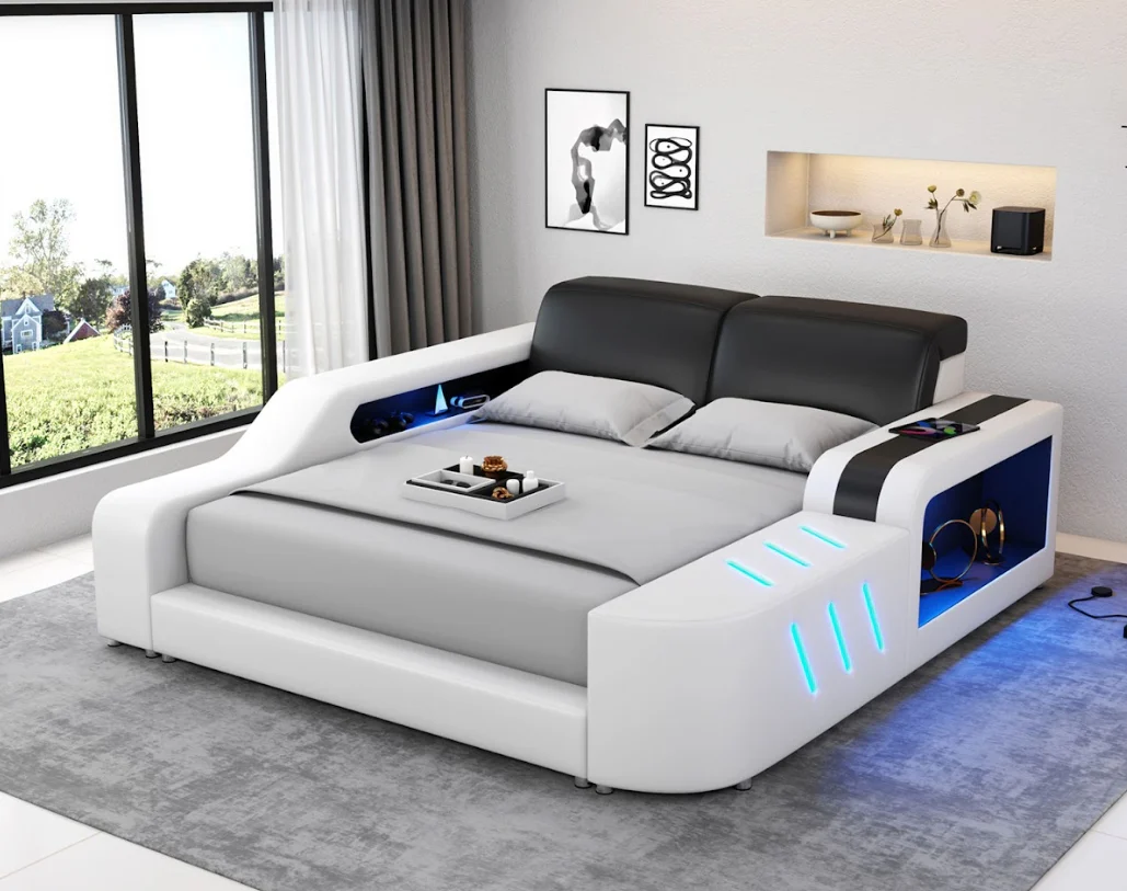 Fusion Smart LED Platform Bed - Image 8