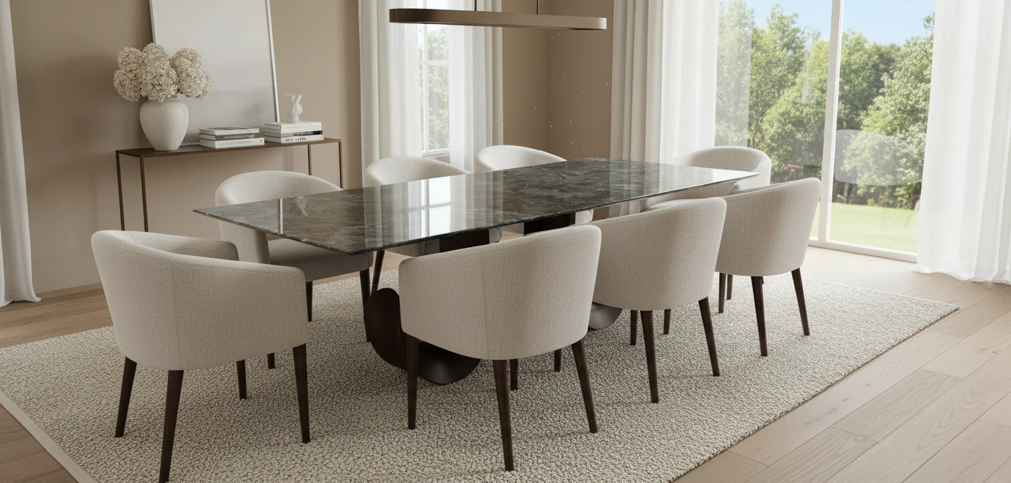 Oakland Marble Dining Table - Image 3
