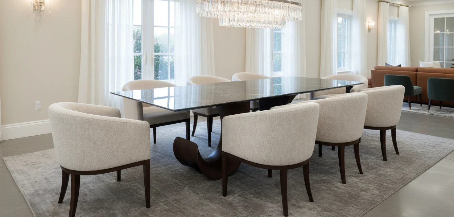 Oakland Marble Dining Table - Image 4