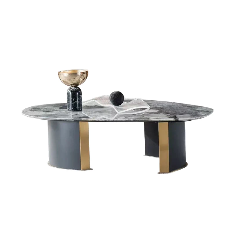 Oreo Grey Marble Table - Image 7