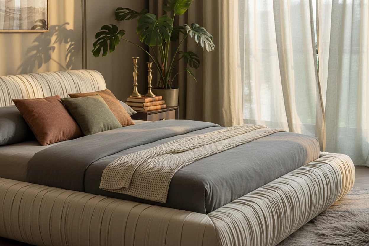 Palmdale Upholstered Platform Bed - Image 15