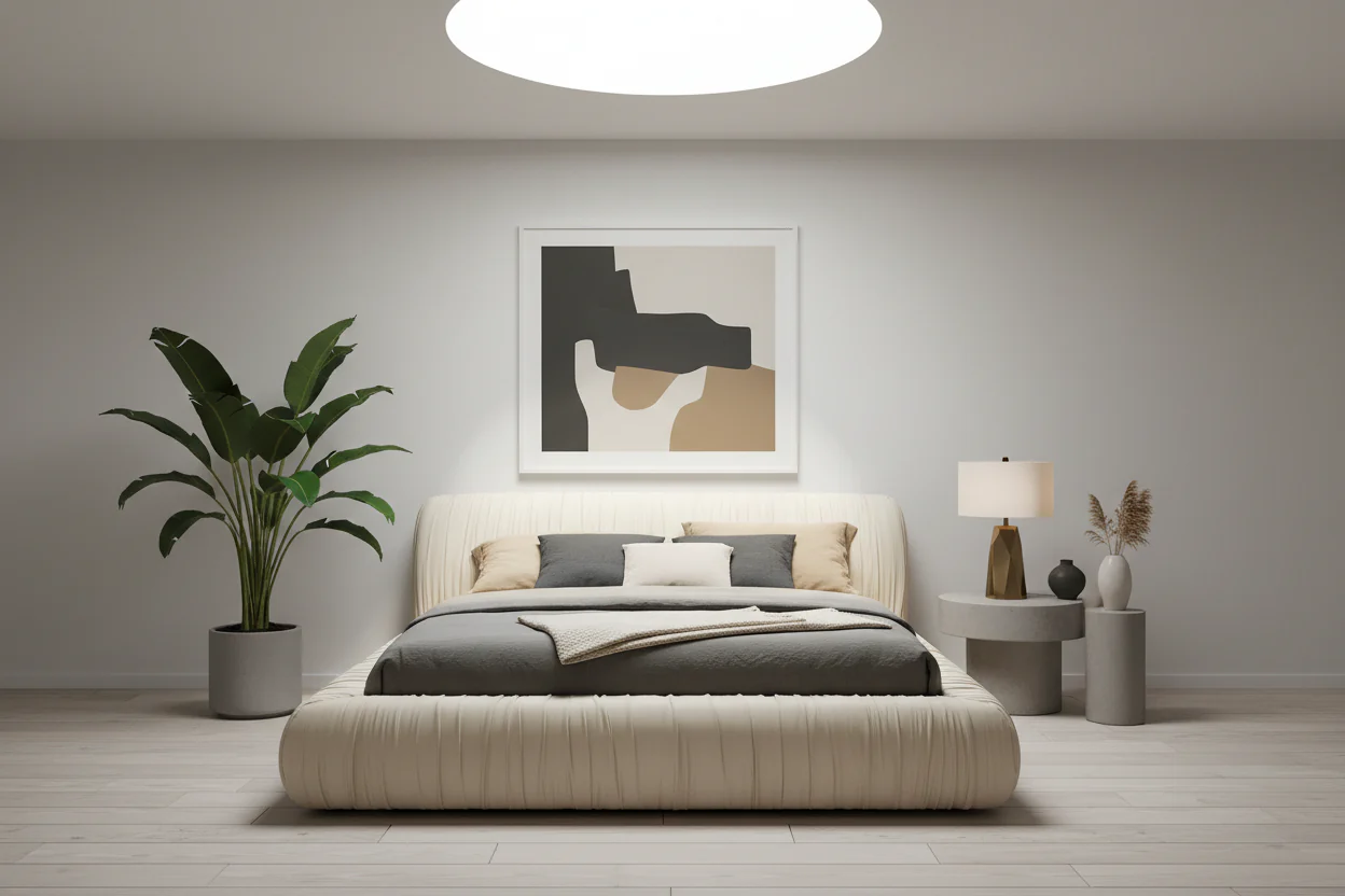 Palmdale Upholstered Platform Bed - Image 8