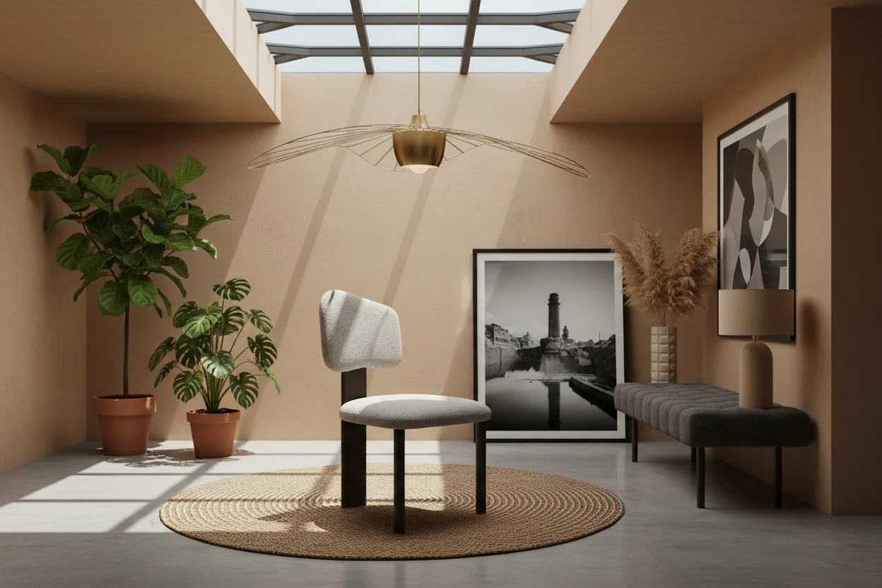 Pebble Upholstered Dining Chair - Image 3