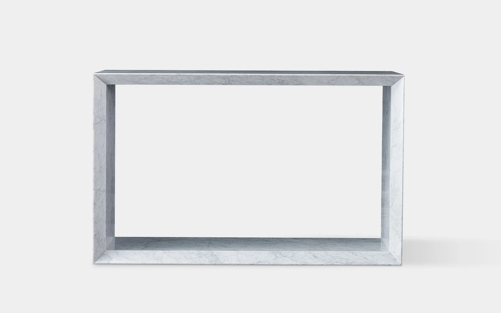 Periwinkle Marble Large Rectangle Side Table - Image 9