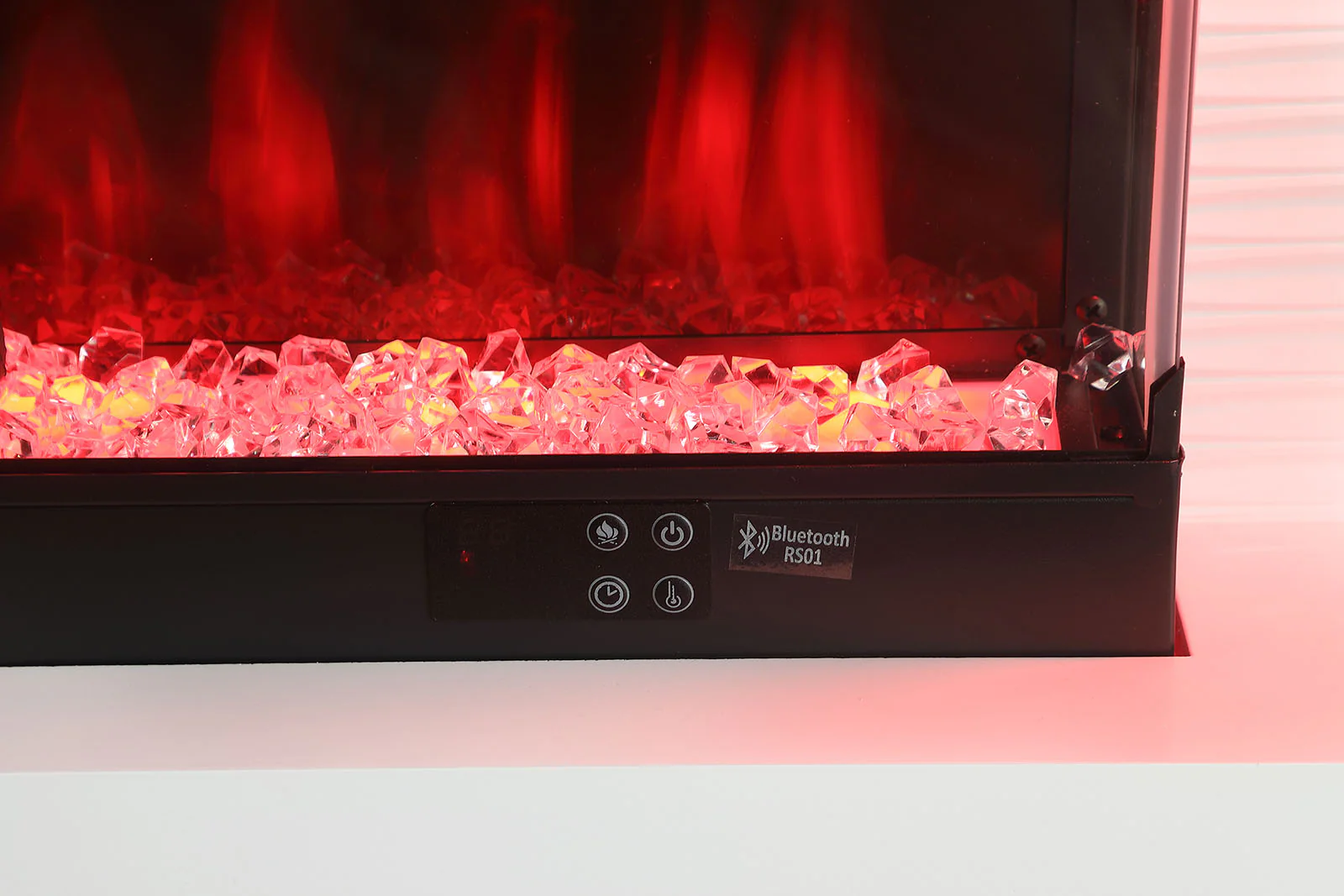 Peseux 71" TV Stand w/ Electric Fireplace - Image 9