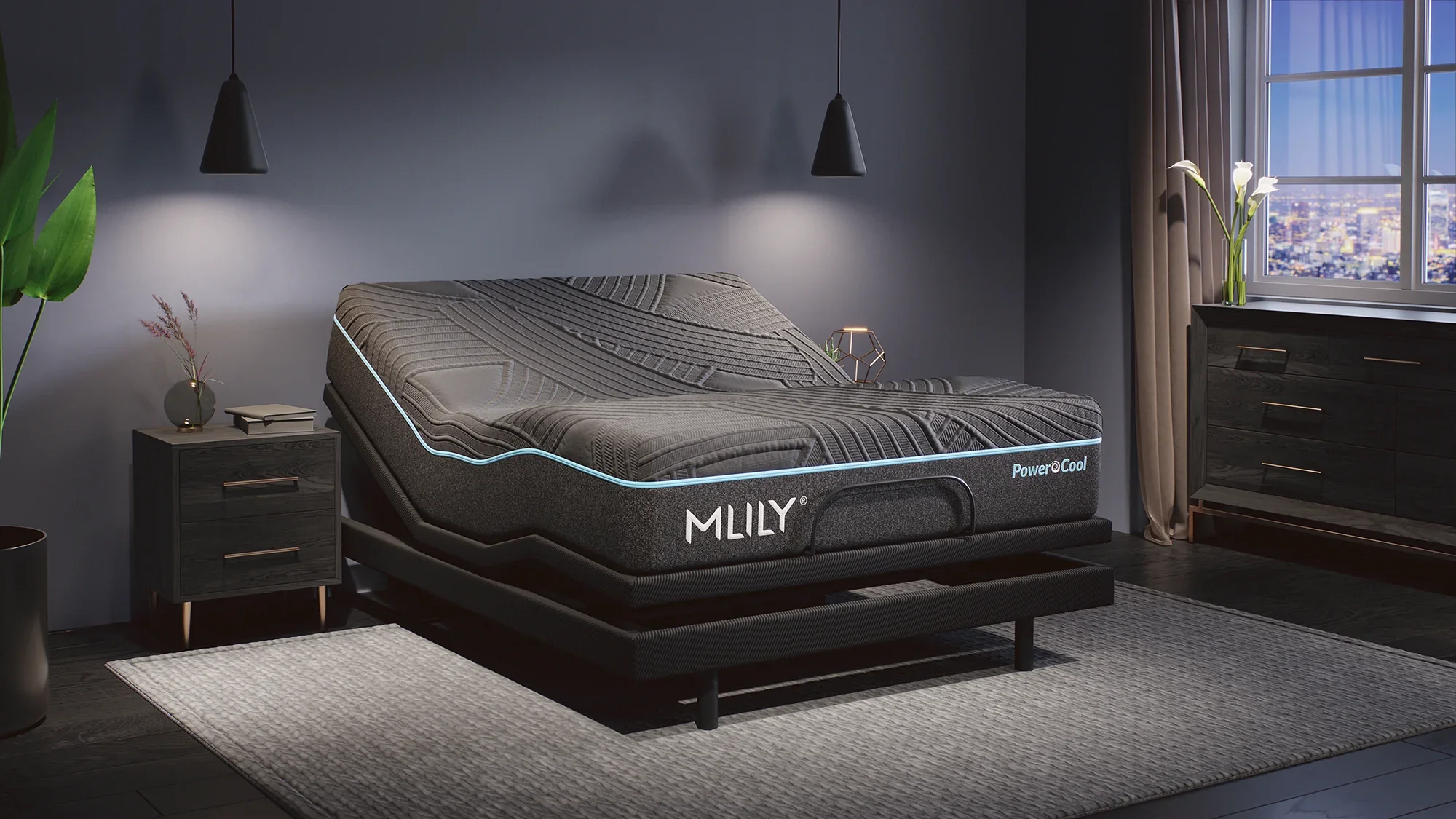 MLILY 11.5" PowerCool Firm Sleep System - Image 4
