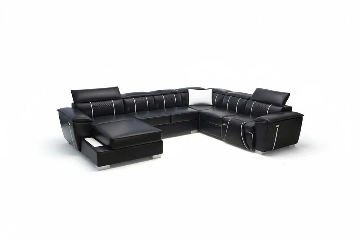 Radiant Luxe Power Recliner Sectional
