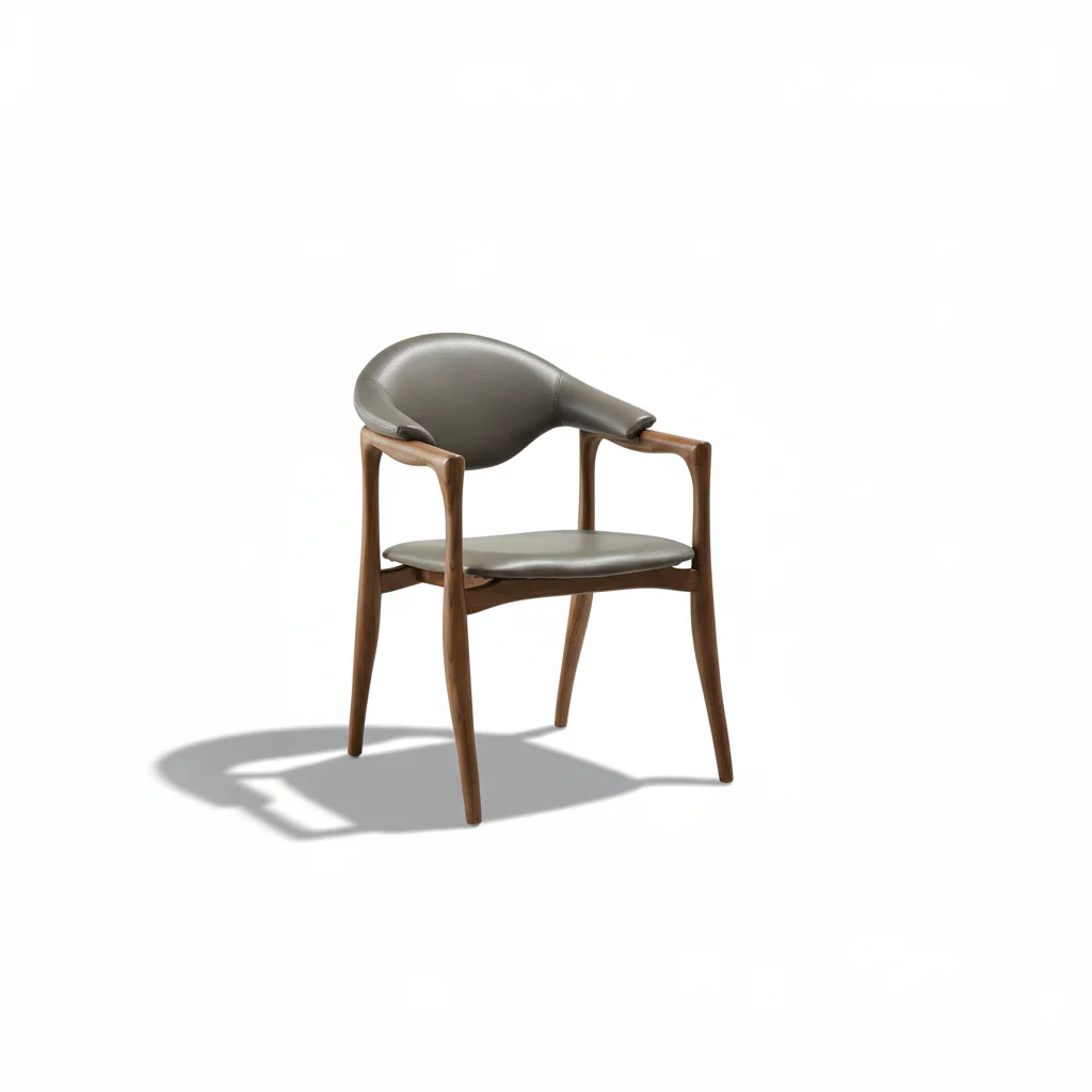 Refined Arc Dining Chair