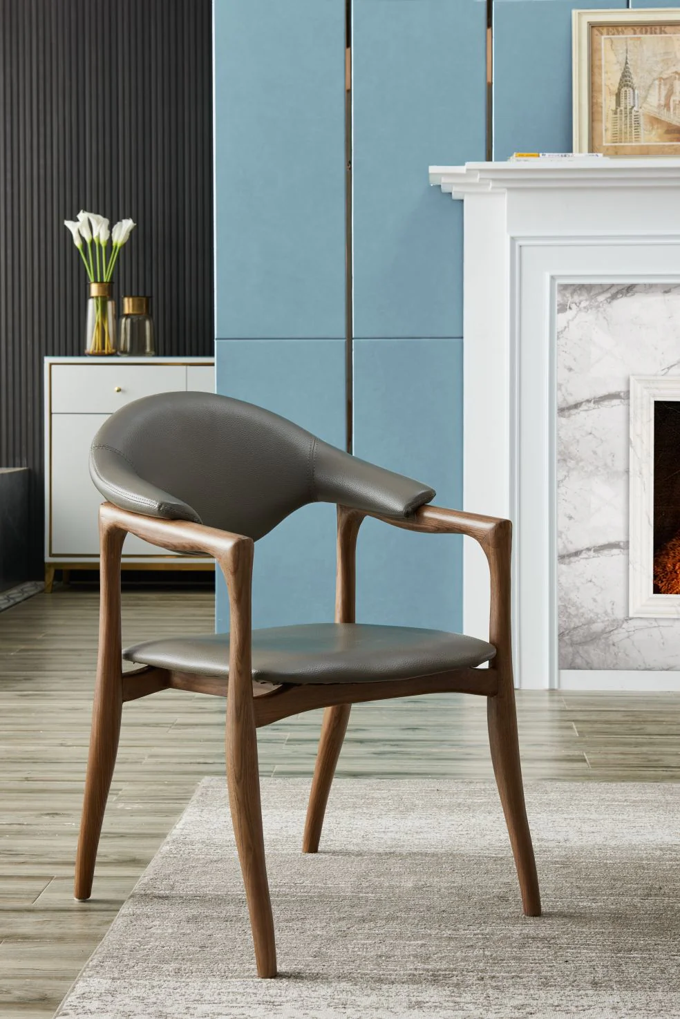 Refined Arc Dining Chair - Image 12