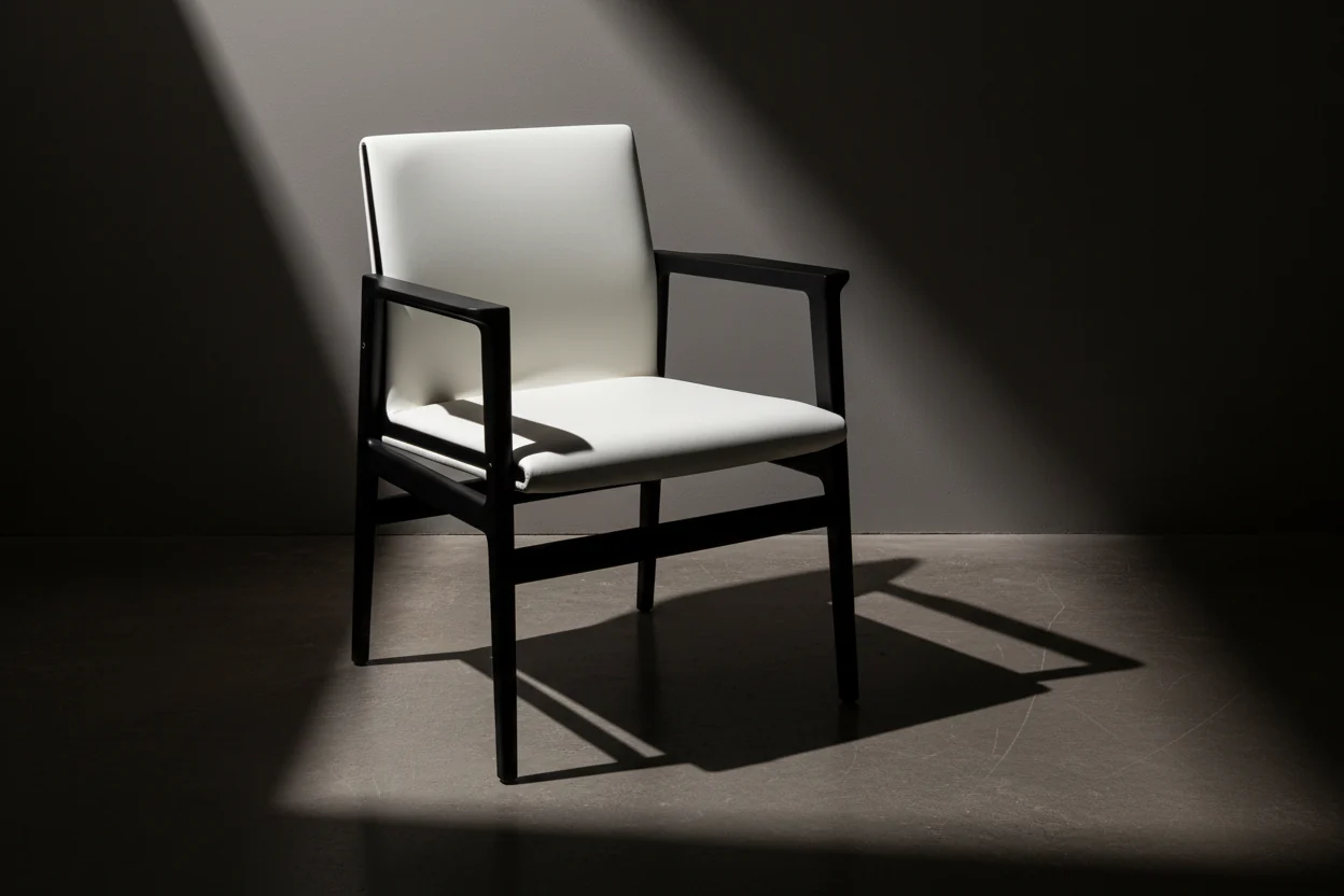 Reeven Modern Armed Dining Chair - Image 2