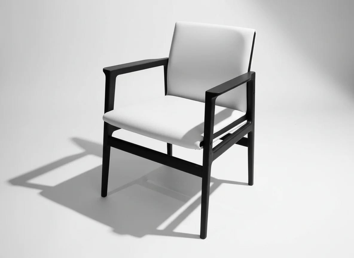 Reeven Modern Armed Dining Chair - Image 3
