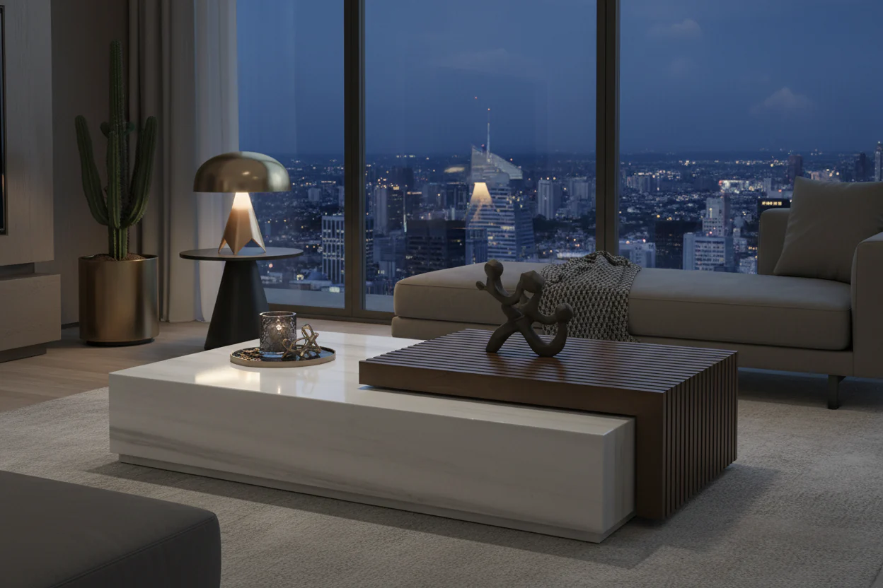 Riva Marble Coffee Table - Image 5