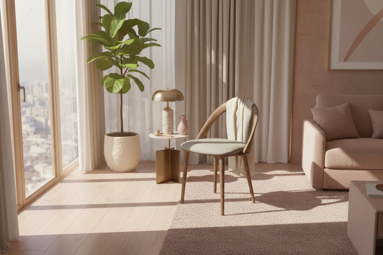 Riva Wood Dining Chair - Image 2