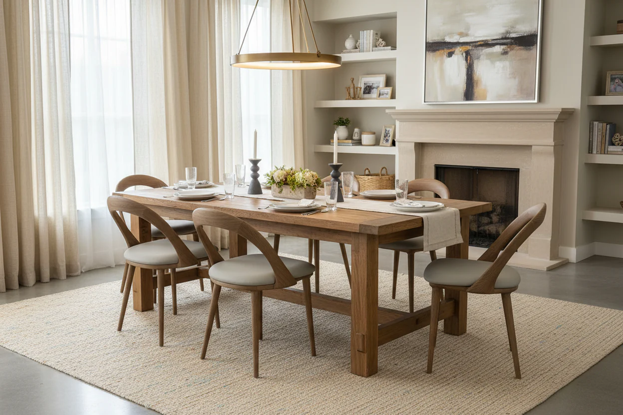 Riva Wood Dining Chair - Image 6