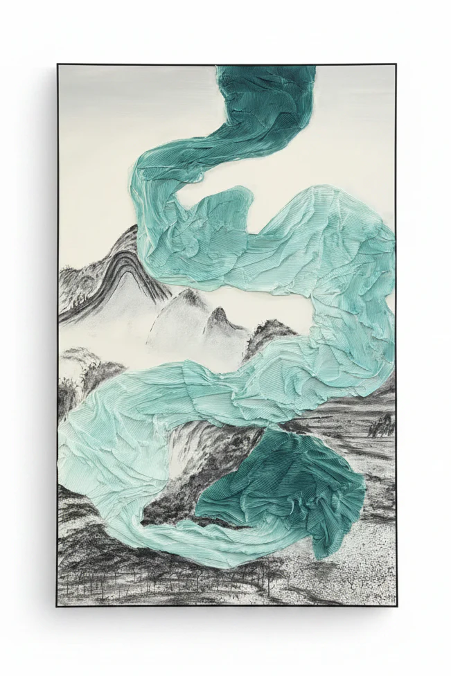 River of Sky 3D Wall Art