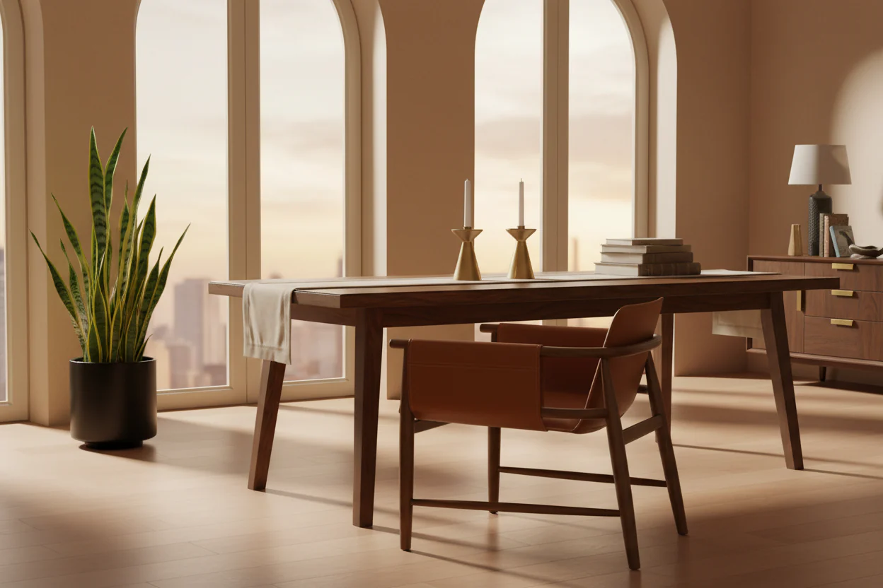 Saddle Wrap Dining Chair - Image 4