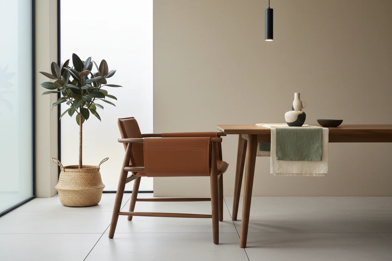 Saddle Wrap Dining Chair - Image 5