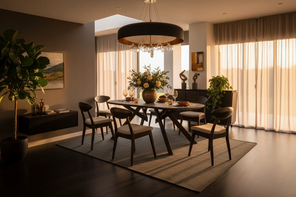 Sargans Mid-Century Modern Dining Table - Image 5