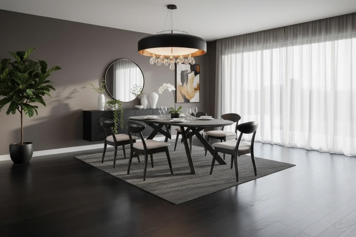 Sargans Mid-Century Modern Dining Table - Image 6