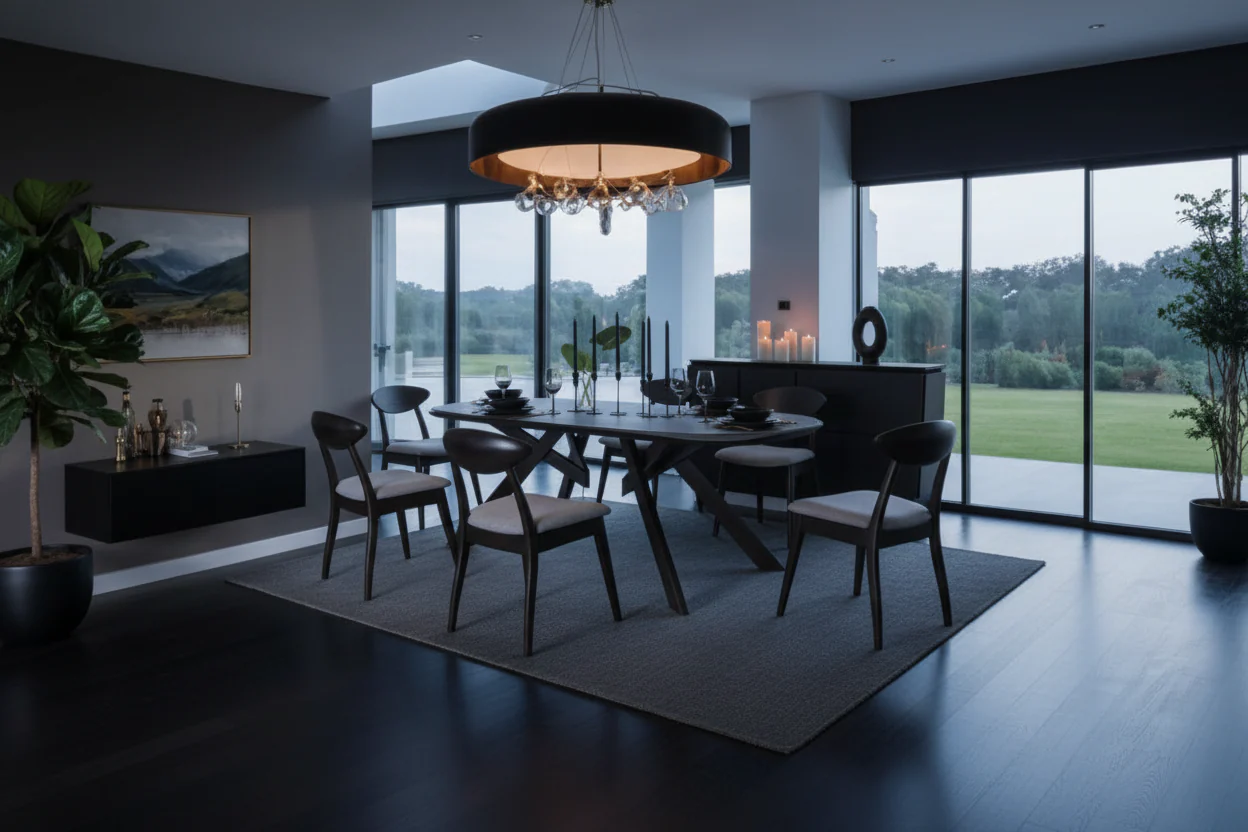 Sargans Mid-Century Modern Dining Table - Image 9