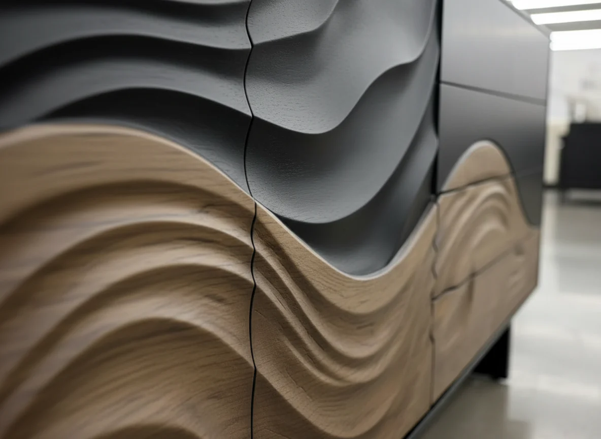 Sculpted Wave Sideboard - Image 6