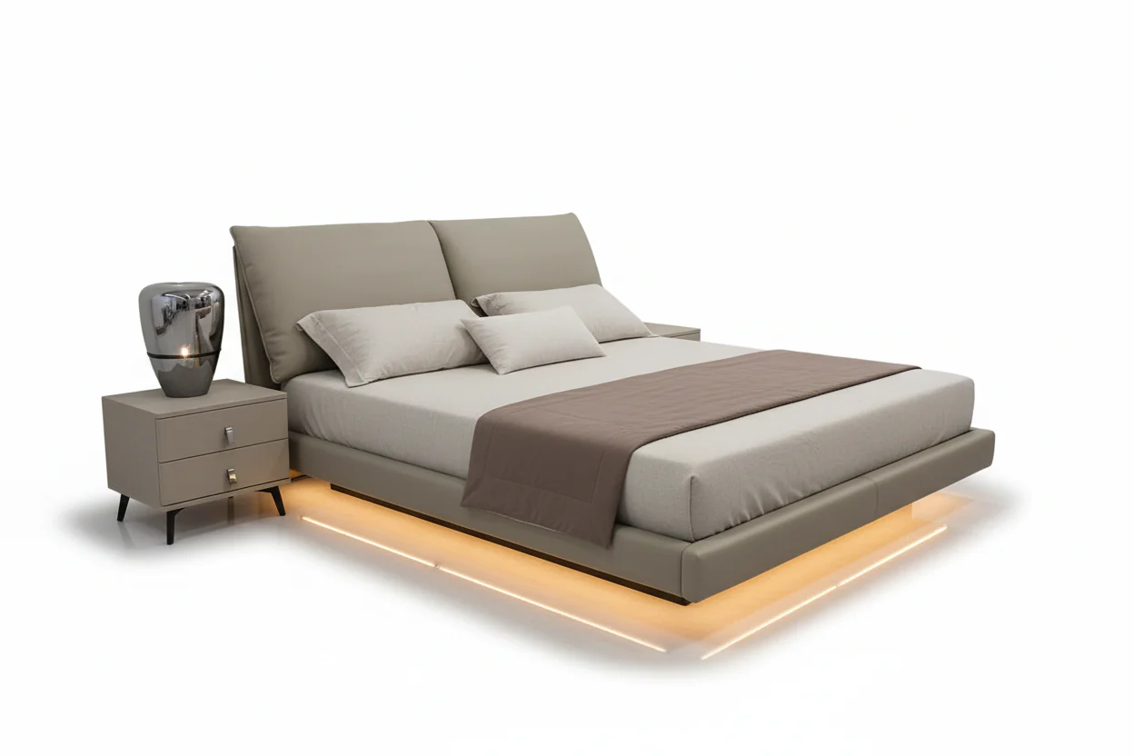 Skyline Glow Platform Bed