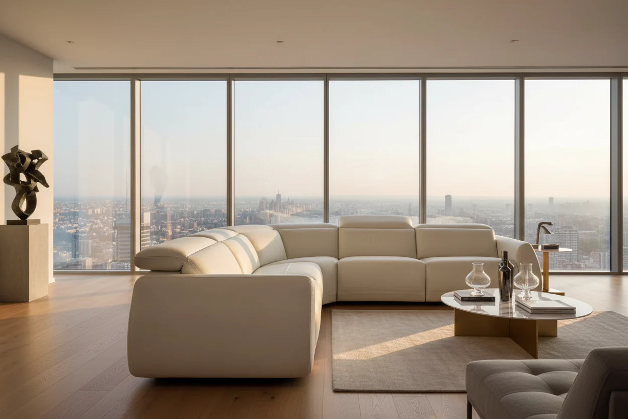 Silken Embrace Modern Motion Reclining Sectional - Image 4
