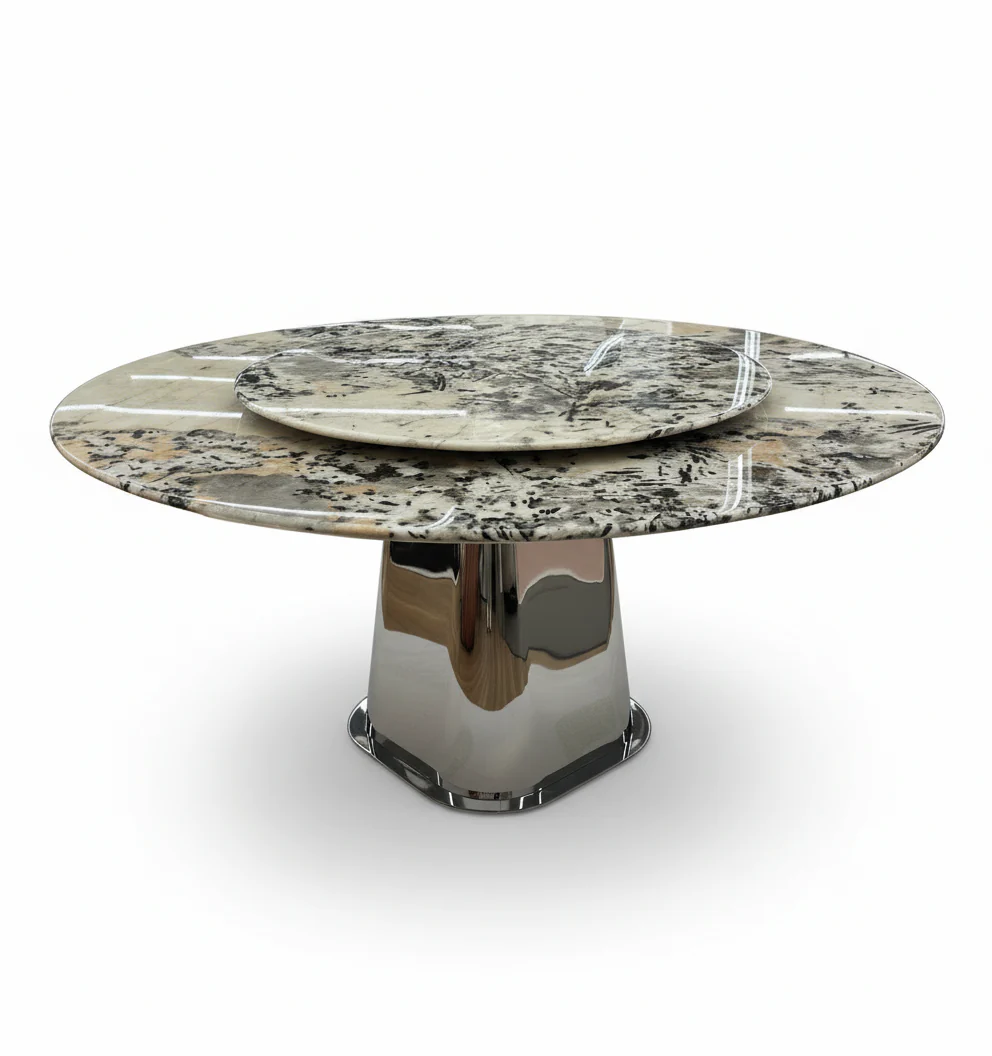 Sofita Beige Marble Dining Table