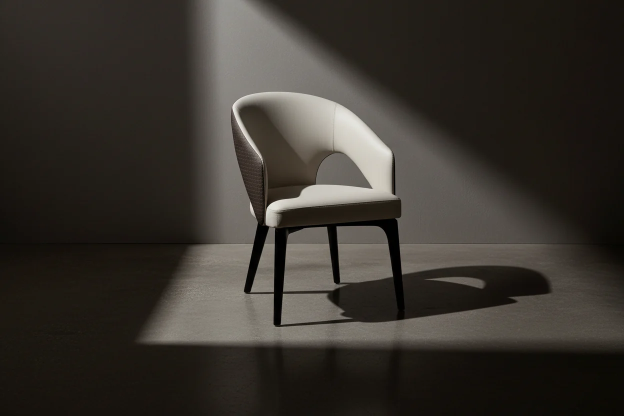 Sofita Leather Dining Chair - Image 2