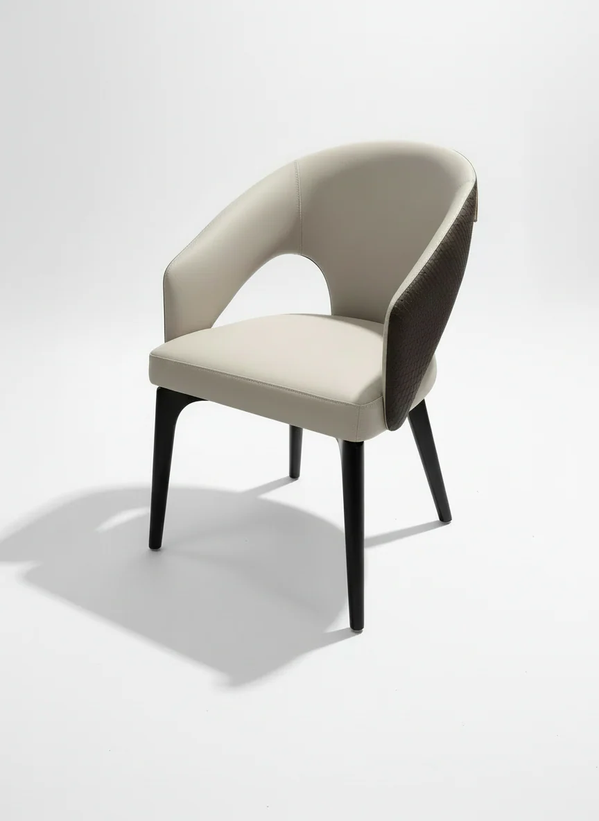 Sofita Leather Dining Chair - Image 4