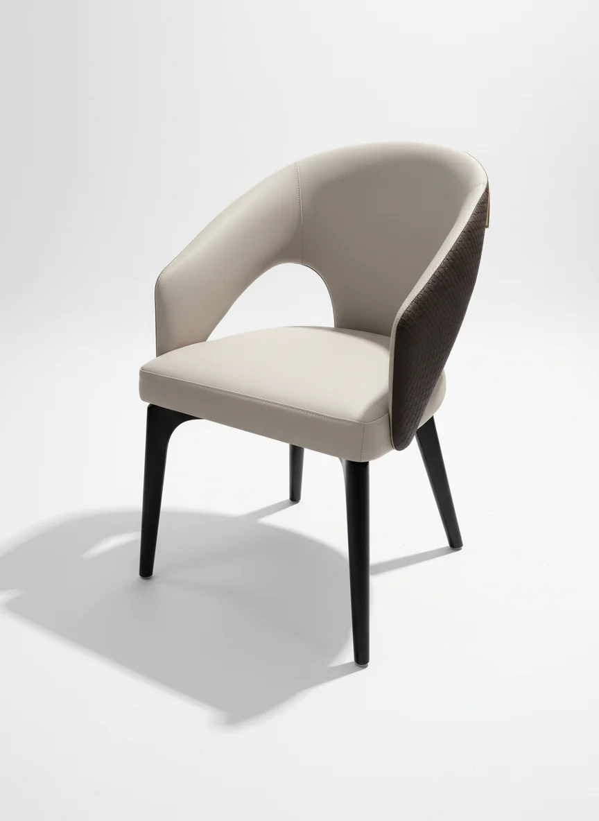 Sofita Leather Dining Chair - Image 6