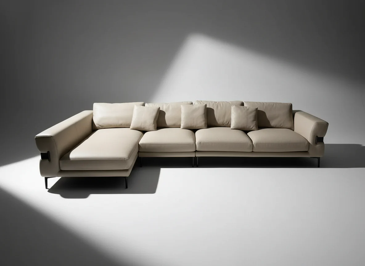Sora Leather Sectional - Image 3