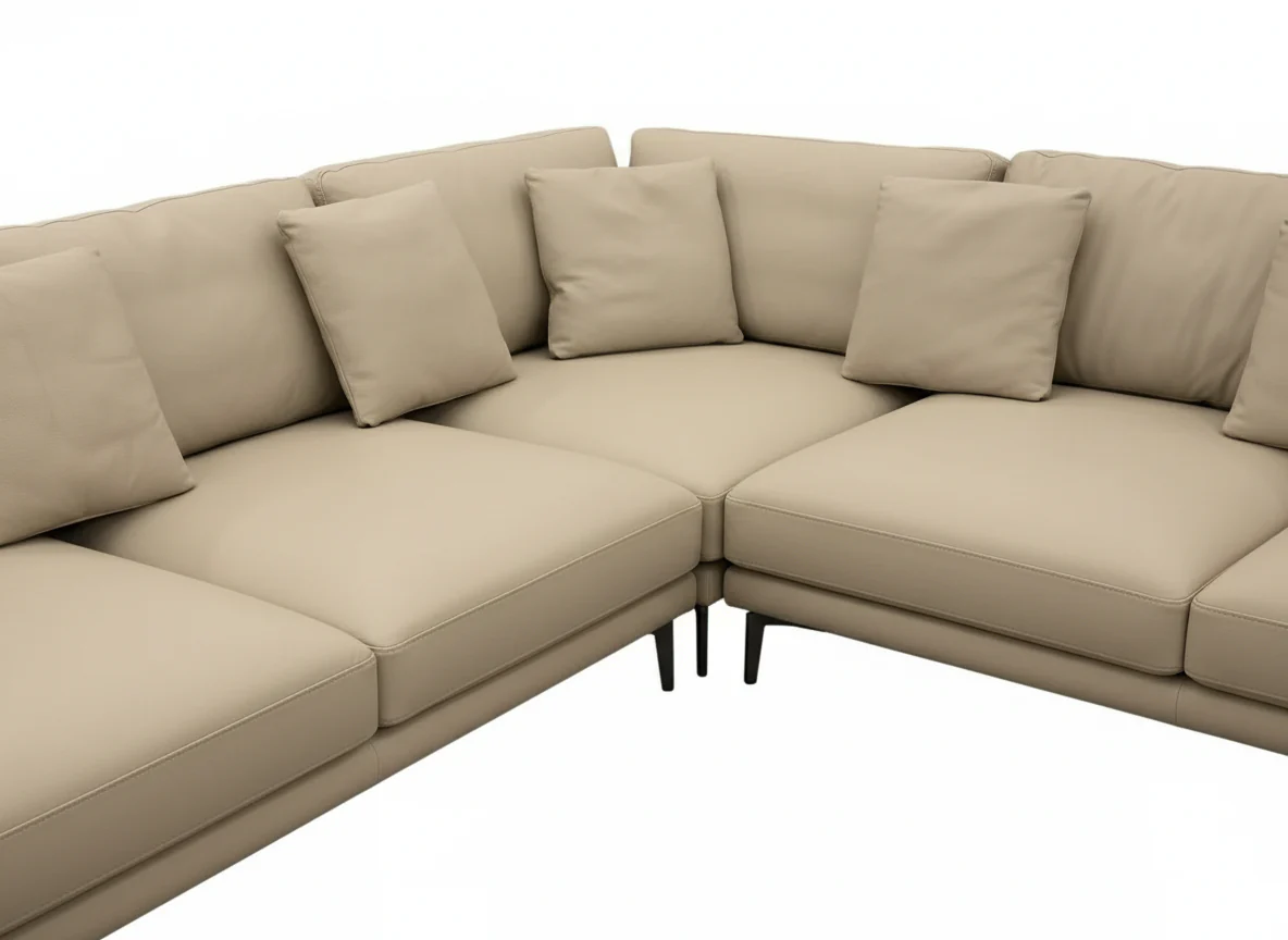 Sora Leather Sectional - Image 6