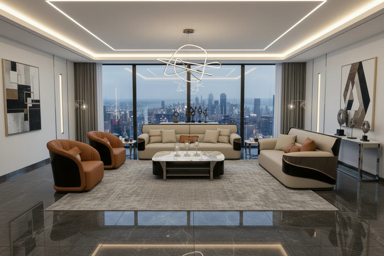 Genevieve Luxe Sofa Set - Image 5