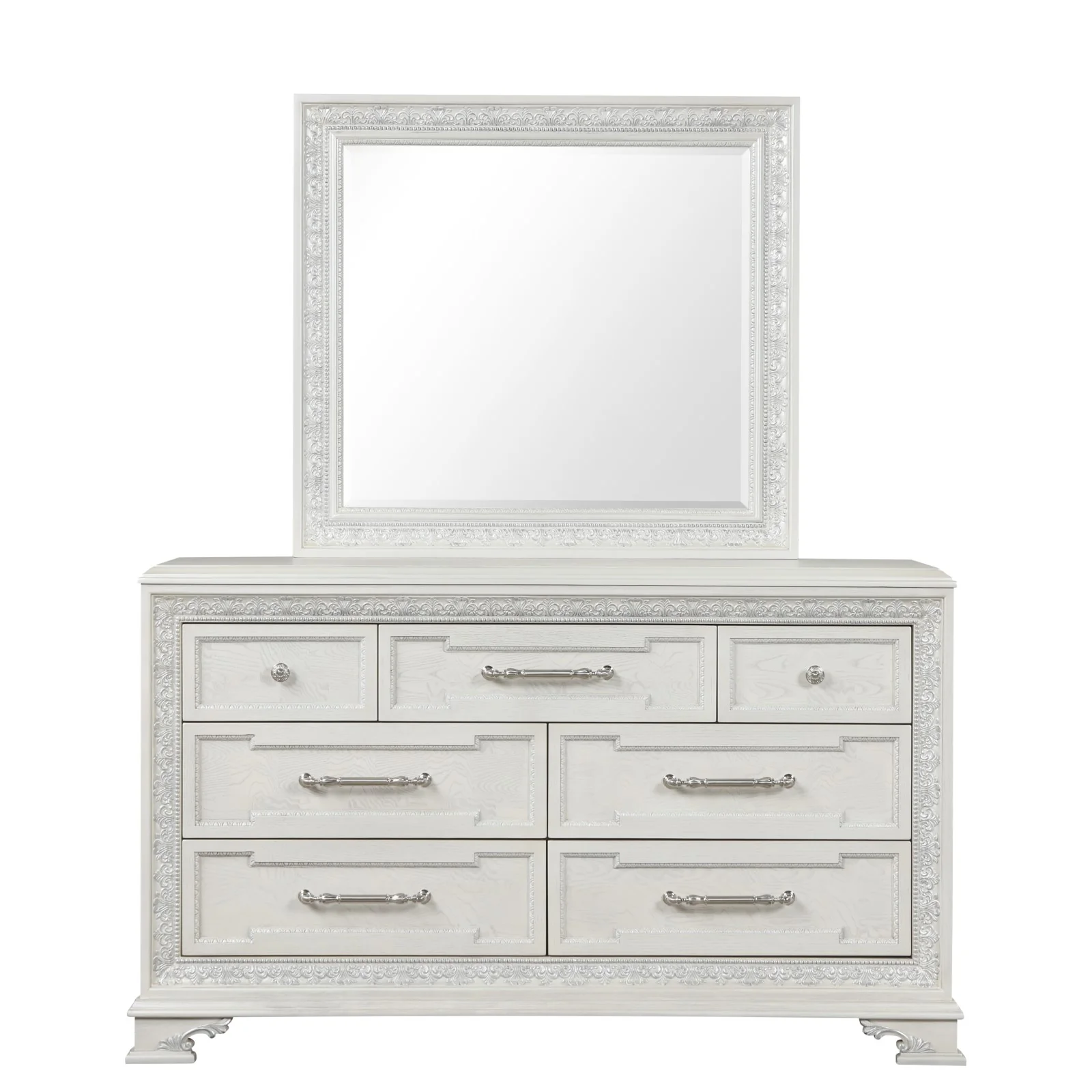 Stella Mia Traditional Dresser w/ Jewelry Box - Image 3