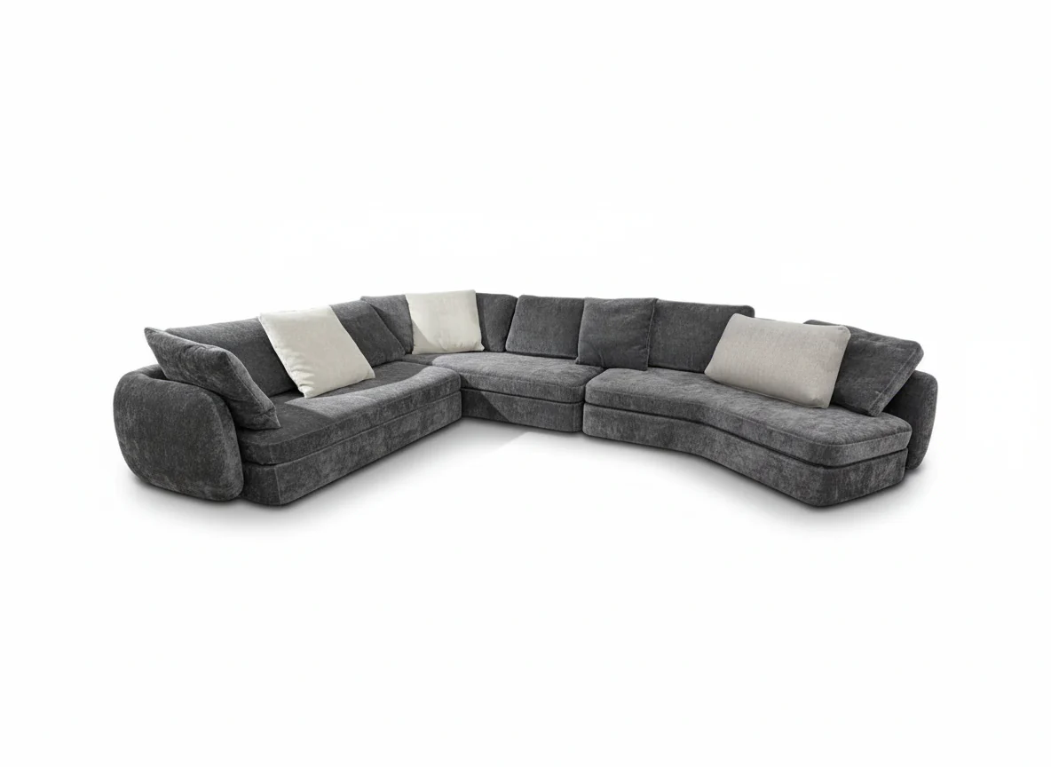 Sunset Upholstered Modern Sectional