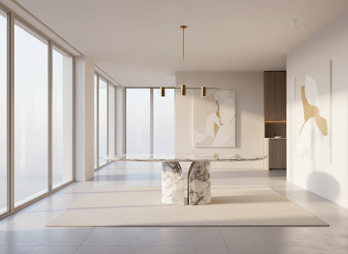 Tezin Marble Dining Table - Image 5