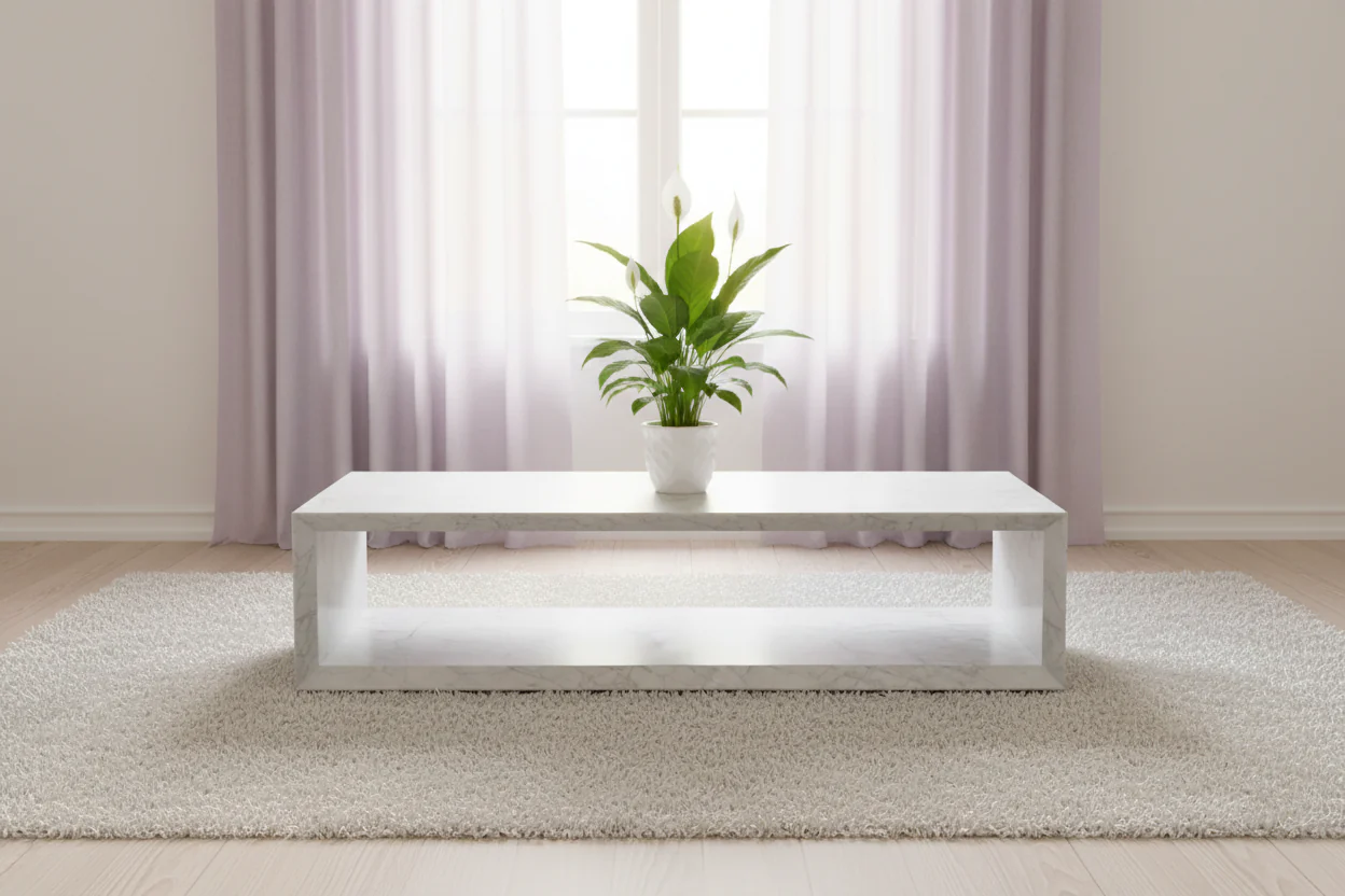 Trillium Marble Rectangle Coffee Table - Image 10