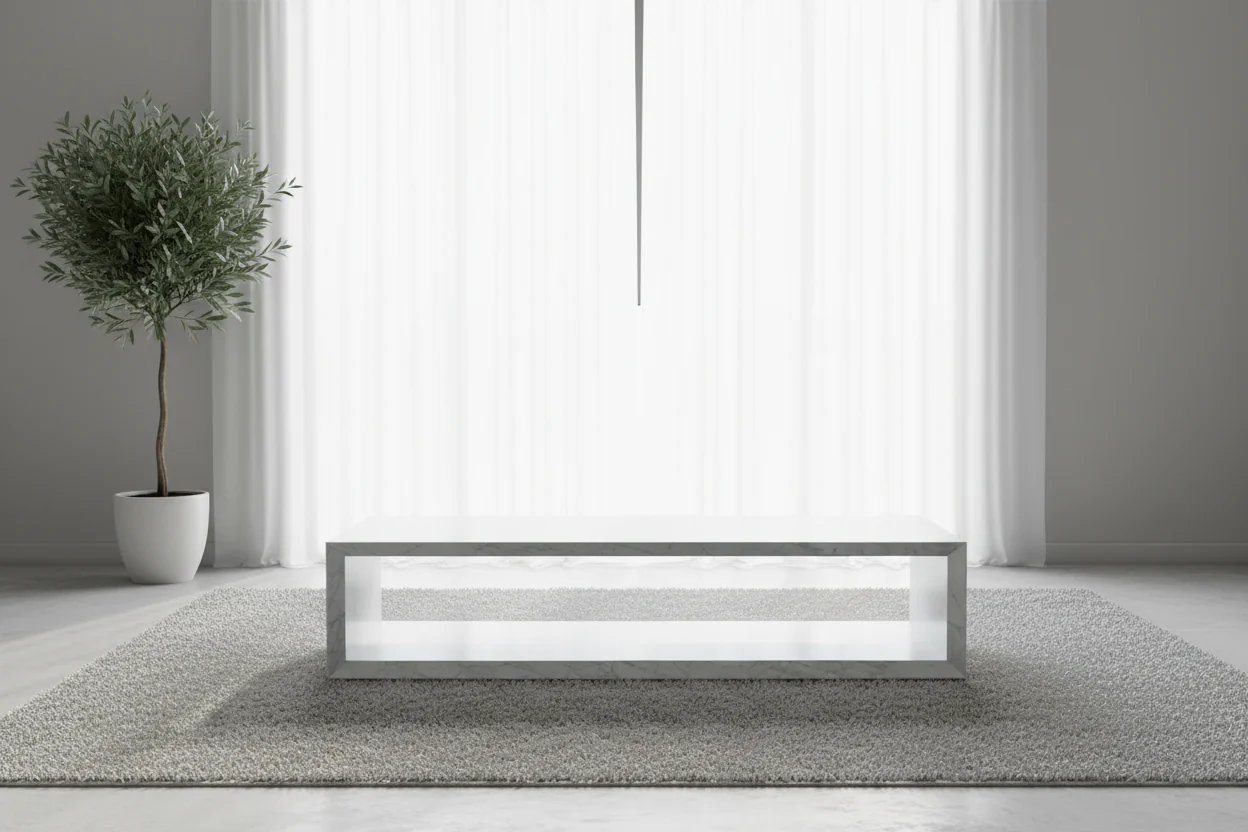 Trillium Marble Rectangle Coffee Table - Image 15