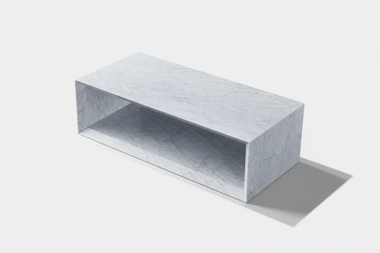 Trillium Marble Rectangle Coffee Table - Image 24