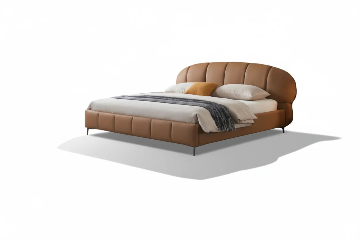 Urban Arch Leather Bed