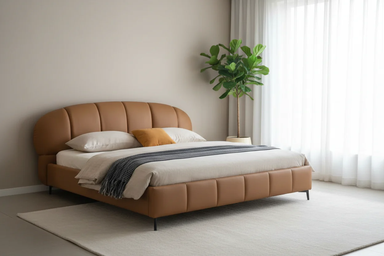 Urban Arch Leather Bed - Image 10