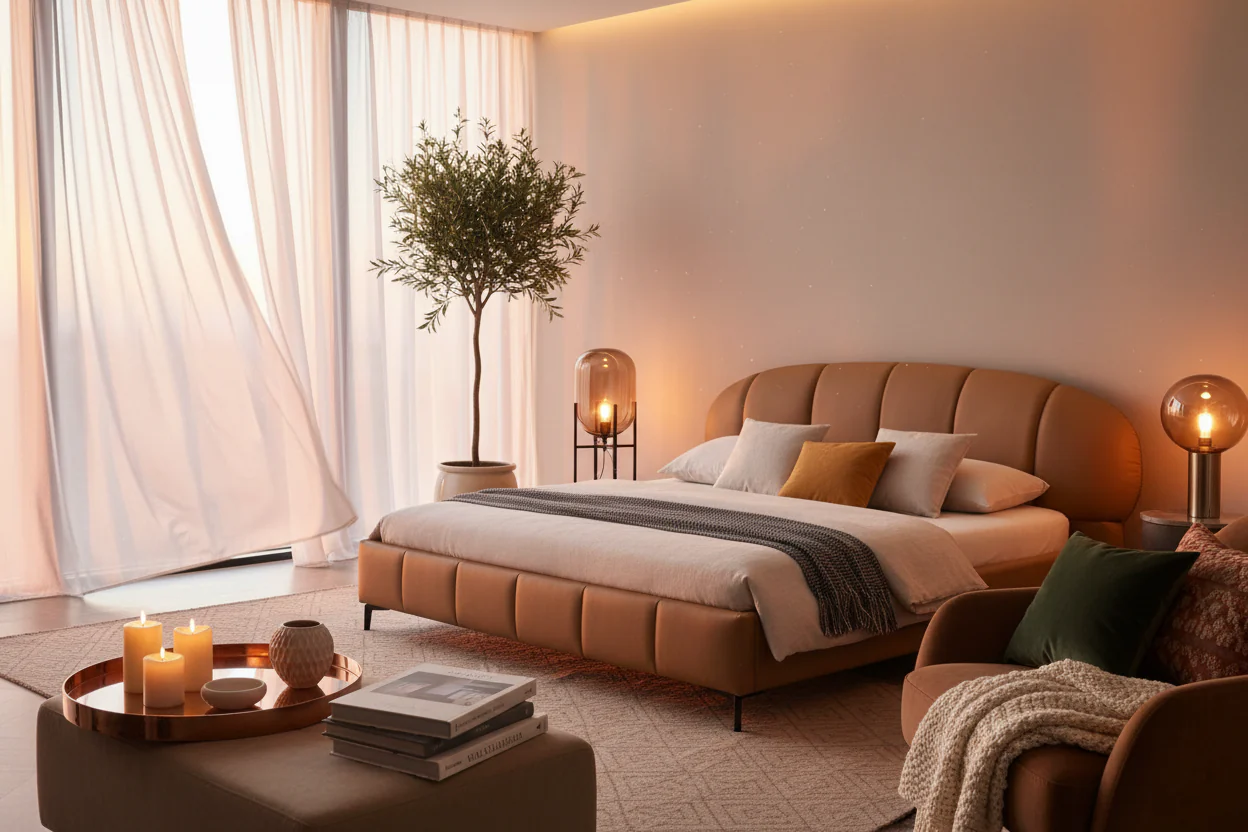 Urban Arch Leather Bed - Image 4
