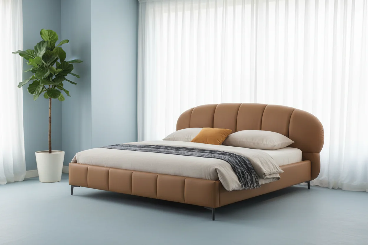 Urban Arch Leather Bed - Image 9
