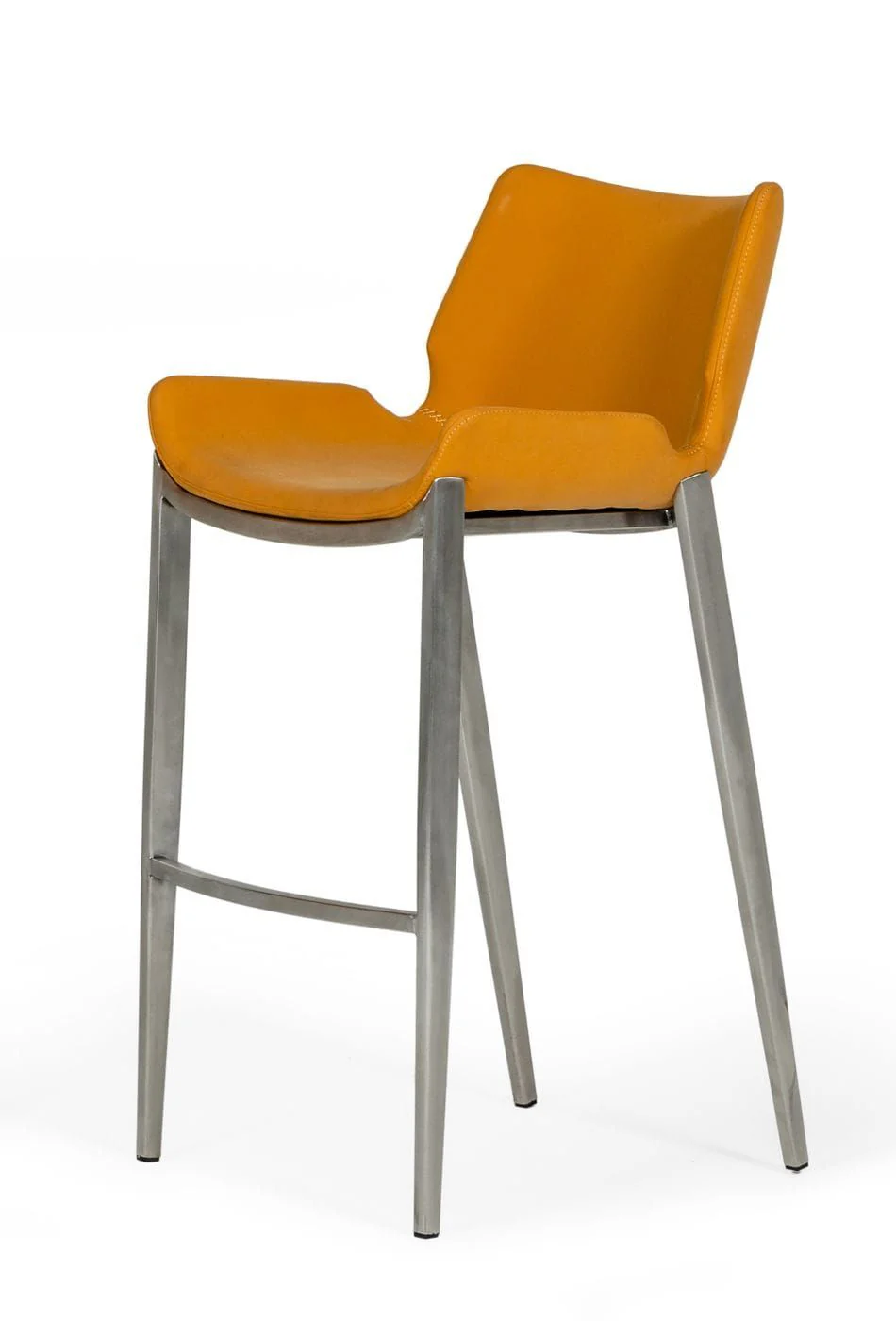 Saddle Style Low Back Barstool ( set of 2 ) - Image 2